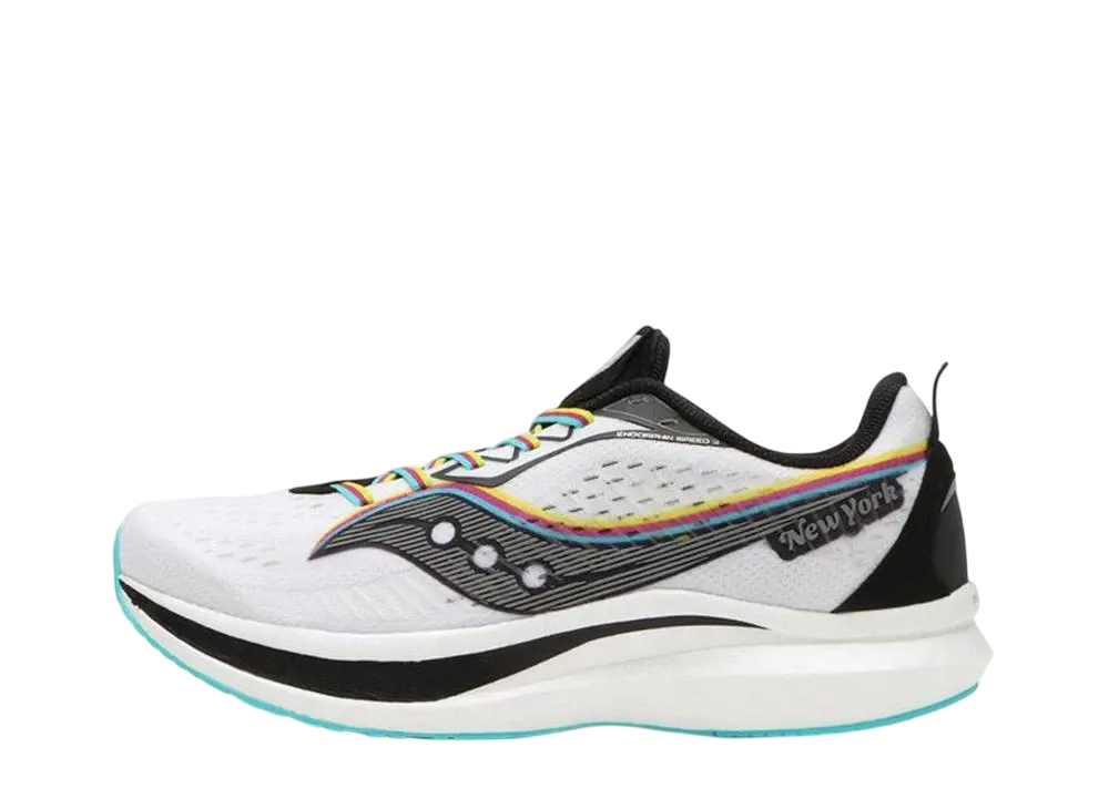 サッカニー ウィメンズ エンドルフィン スピード2 "ホワイト/マルチ"