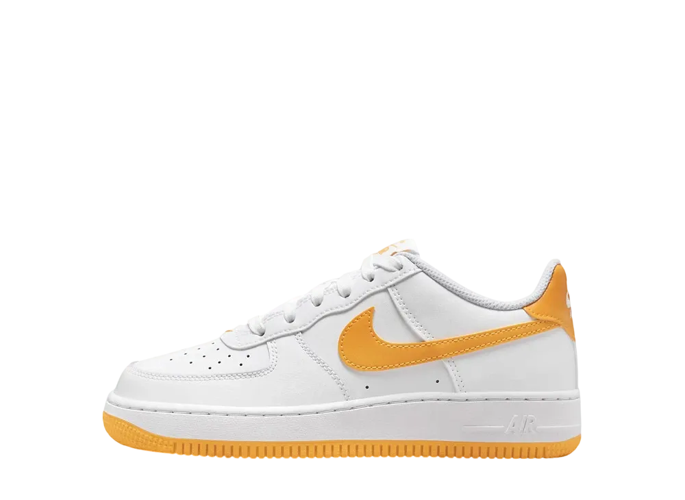 Nike GS Air Force 1 "White/White/University Gold"