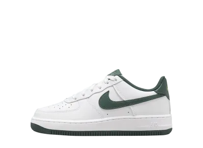 Nike GS Air Force 1 "White/Oil Green/Vintage Green"