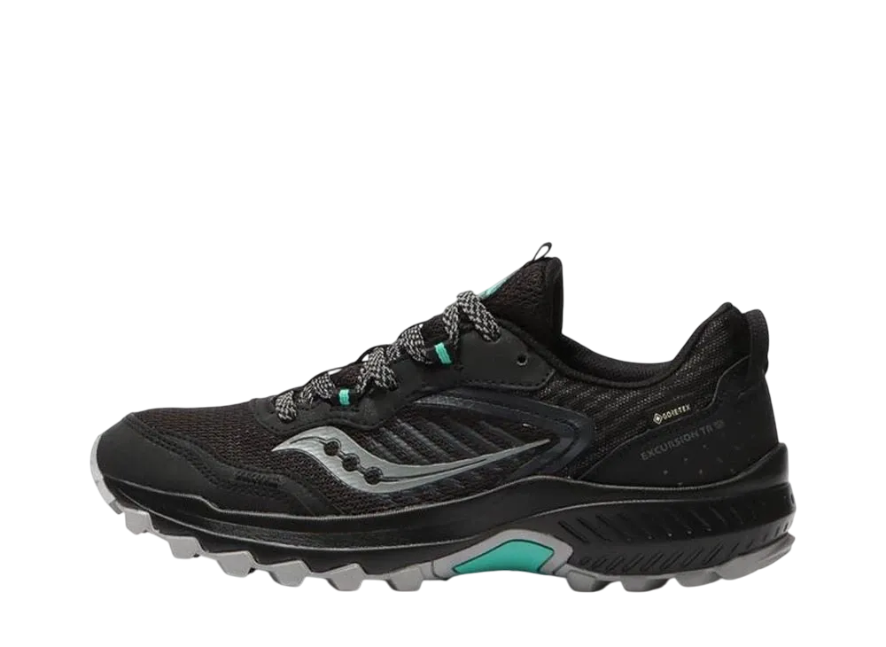 サッカニー ウィメンズ エクスカーション TR 15 ゴアテックス "ブラック/ジェイド"