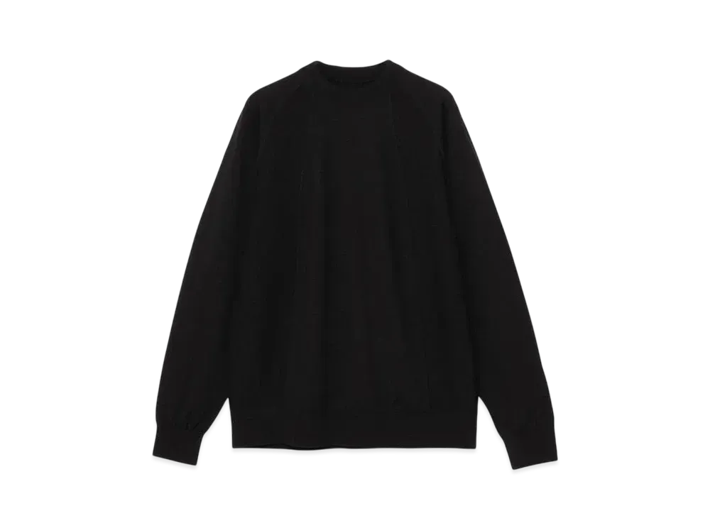 Goldwin Wool x Brewed Protein Whole Garment Crewneck (Unisex) "Black"
