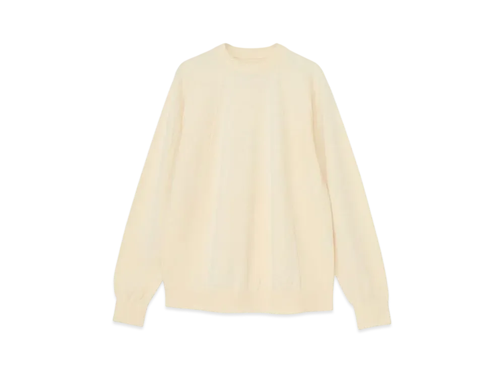 Goldwin Wool x Brewed Protein Whole Garment Crewneck (Unisex) "Natural"