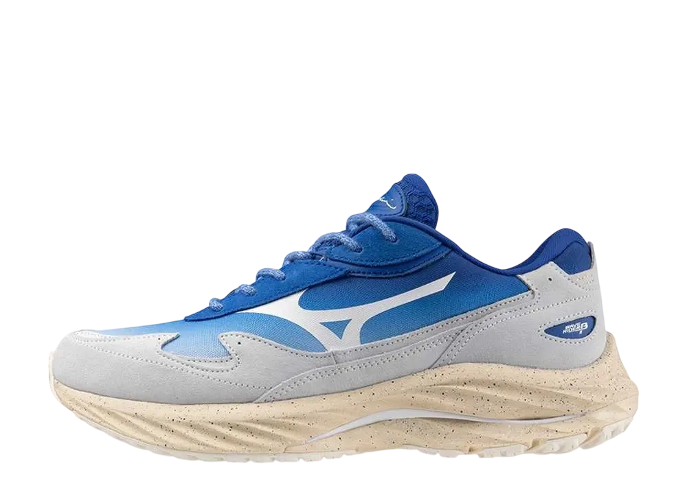 Hiroshi Nagai × Mizuno Wave Rider β "Blue/White/Sand Beige"