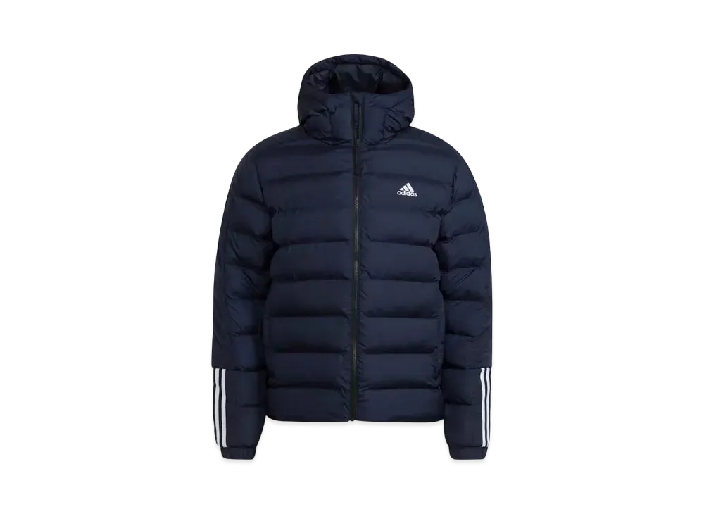 adidas Itavic Three Stripes Midweight Hooded Jacket "Legend Ink"