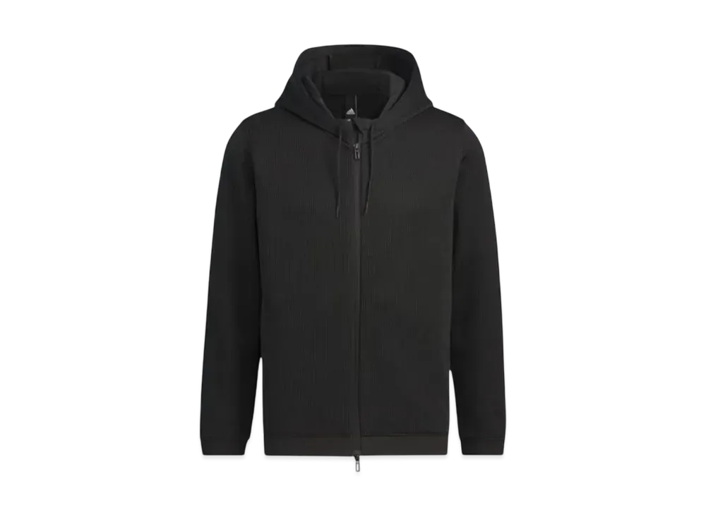 adidas QTR Knit Full Zip Parka "Black"