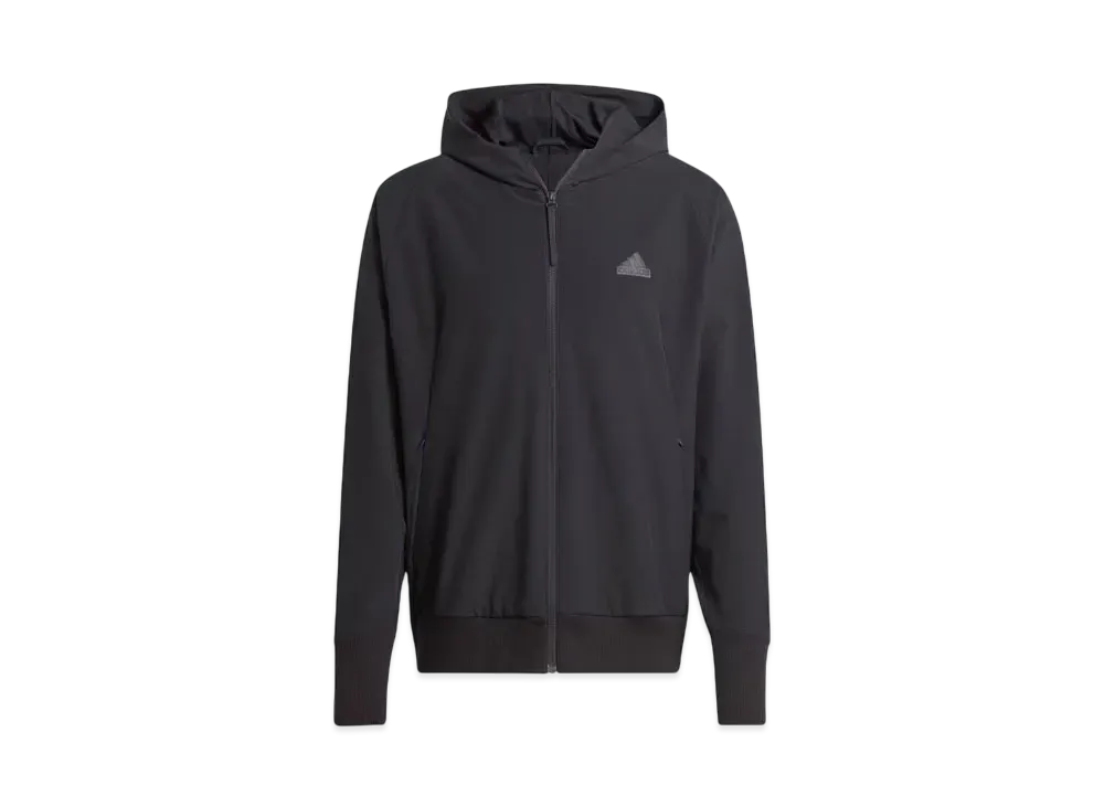 adidas Z.N.E. Woven Full-Zip Hooded Track Top "Black"