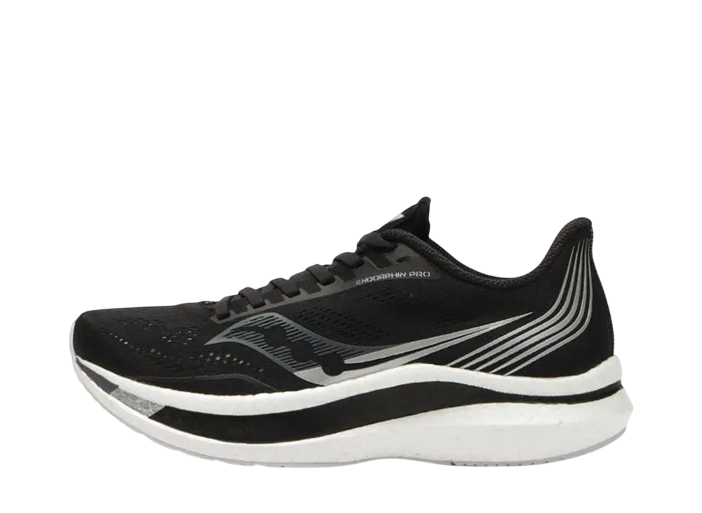 サッカニー ウィメンズ エンドルフィン プロ "ブラック/シルバー"