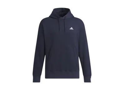 adidas Essentials Plus Loose Fit Small Logo French Terry Pullover Parka "Legend Ink"