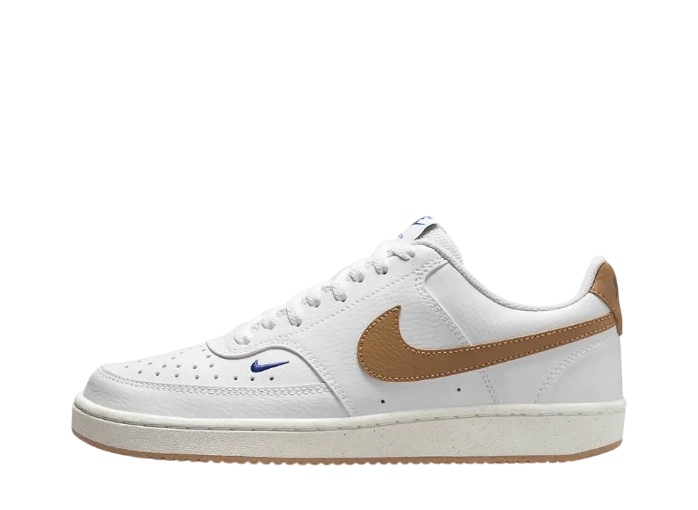 ナイキ ウィメンズ ナイキ コートビジョン ロー ネクストネイチャー "ホワイト/ゲームロイヤル/セイル/フラックス"