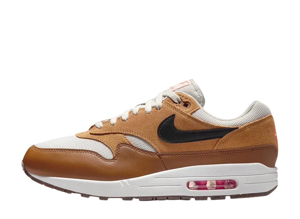 ナイキ エアマックス1 エッセンシャル "ライトボーン/フラックス/ブリティッシュタン/ブラック"