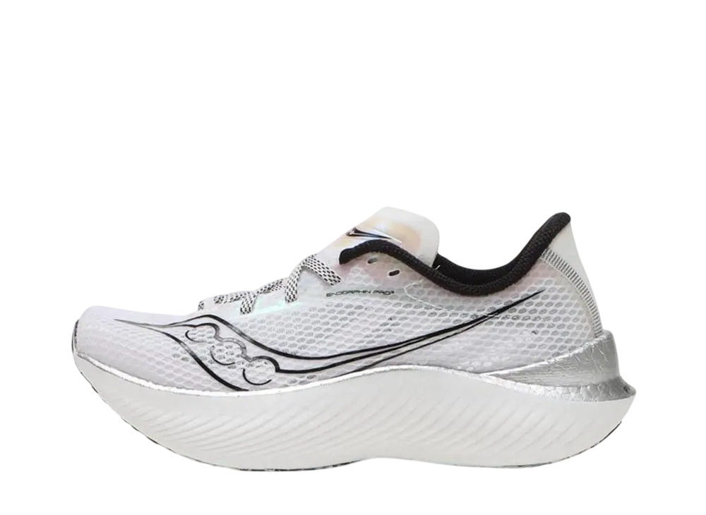 サッカニー ウィメンズ エンドルフィン プロ3 "ホワイト/ブラック"