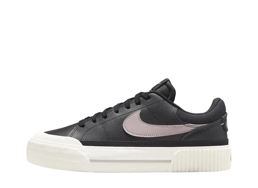 ナイキ ウィメンズ コートレガシー リフト "ブラック/セイル/プラチナムバイオレット"