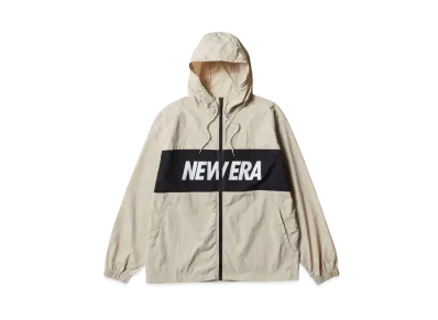 NEW ERA Performance Apparel Nylon Track Jacket "Stone"
