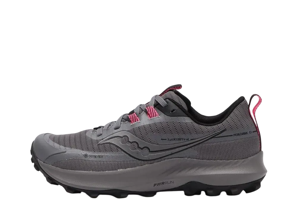 サッカニー ウィメンズ ペレグリン13 ゴアテックス "グレー/ブラック"