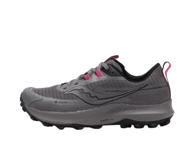 サッカニー ウィメンズ ペレグリン13 ゴアテックス "グレー/ブラック"