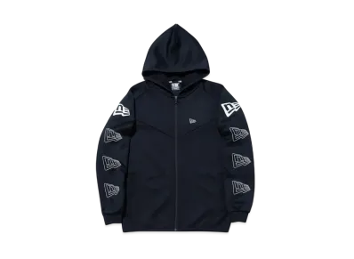 NEW ERA Performance Apparel Warm Up Jacket Flag Logo "Black"