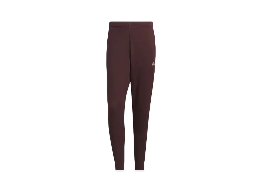 adidas Essentials Plus Regular Fit Three Stripes French Terry Cuff Pants "Shadow Brown"