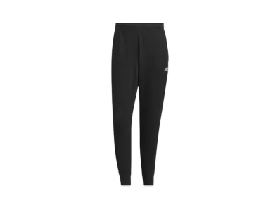 adidas Essentials Plus Regular Fit Three Stripes French Terry Cuff Pants "Black"