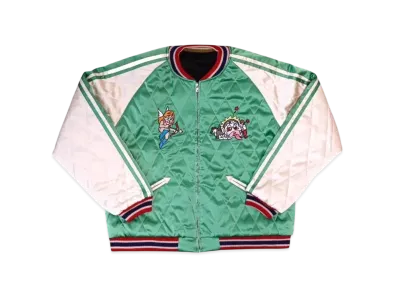 SAPEur x Bikkuriman Kids Souvenir Jacket "Black/Green"