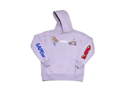 SAPEur x Bikkuriman Youth Hoodie Head Rococo "Gray"