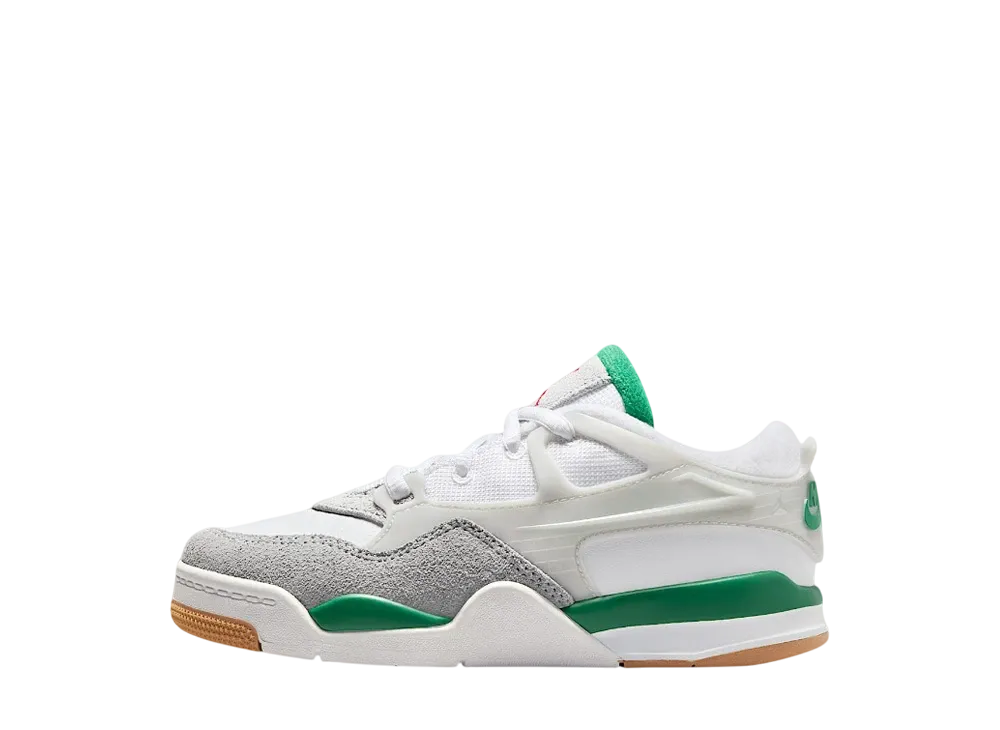 Nike PS Air Jordan 4 RM "White/Neutral Grey/Wolf Grey/Pine Green"
