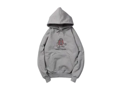 VAULTROOM Devil Rhinestone Hoodie "Grey"