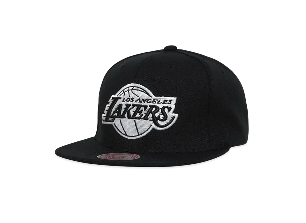 Mitchell&Ness NBA EVERGREEN BLACK WHITE SNAPBACK LAKERS "BLACK"