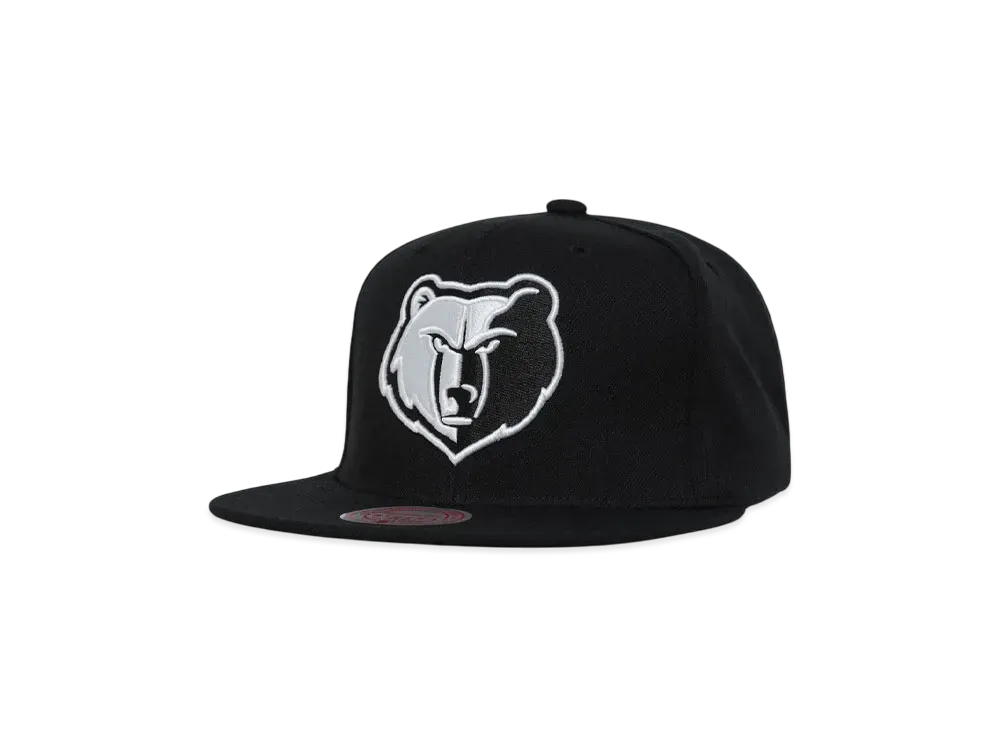 Mitchell&Ness NBA EVERGREEN BLACK WHITE SNAPBACK GRIZZLIES "BLACK"
