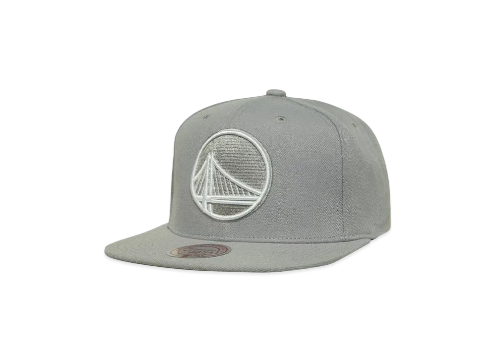 Mitchell&Ness NBA EVERGREEN GREY WHITE SNAPBACK WARRIORS "GREY"