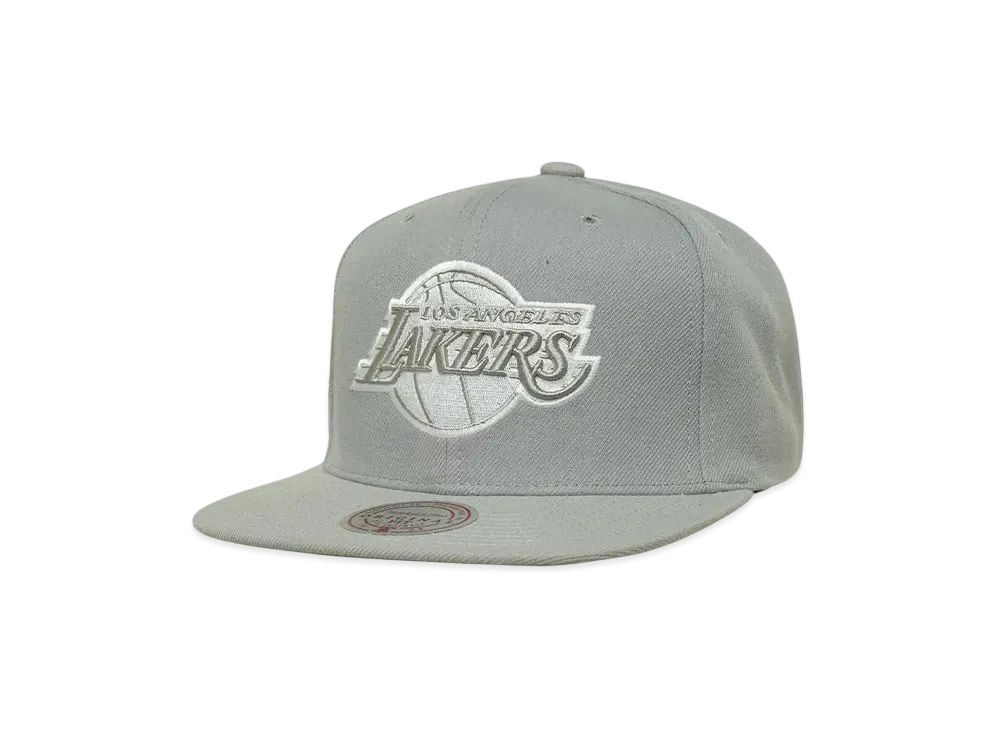 Mitchell&Ness NBA EVERGREEN GREY WHITE SNAPBACK LAKERS "GREY"