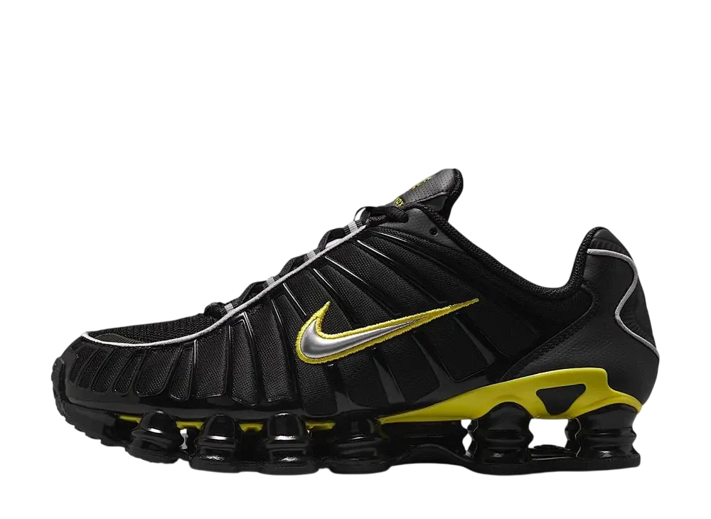 Nike Shox TL "Black/Dynamic Yellow/Metallic Silver"