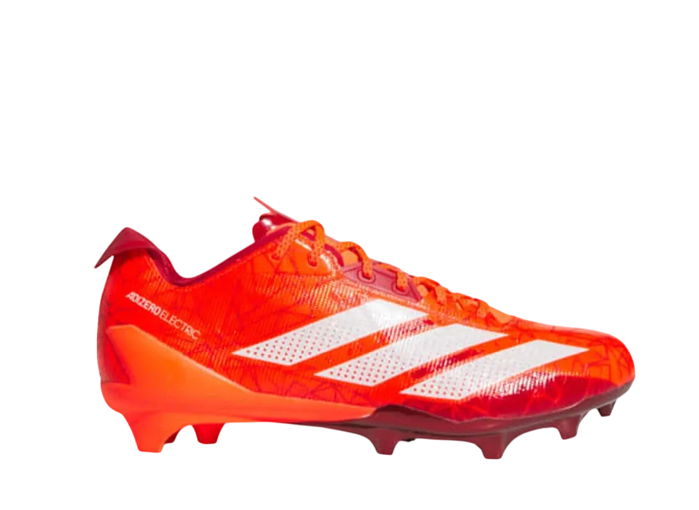 adidas Adizero Electric AAB Football Cleats "Solar Red/Cloud White/Team Power Red 2"