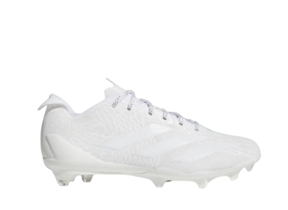 adidas Adizero Electric Hype Football Cleats "Cloud White/Silver Metallic"