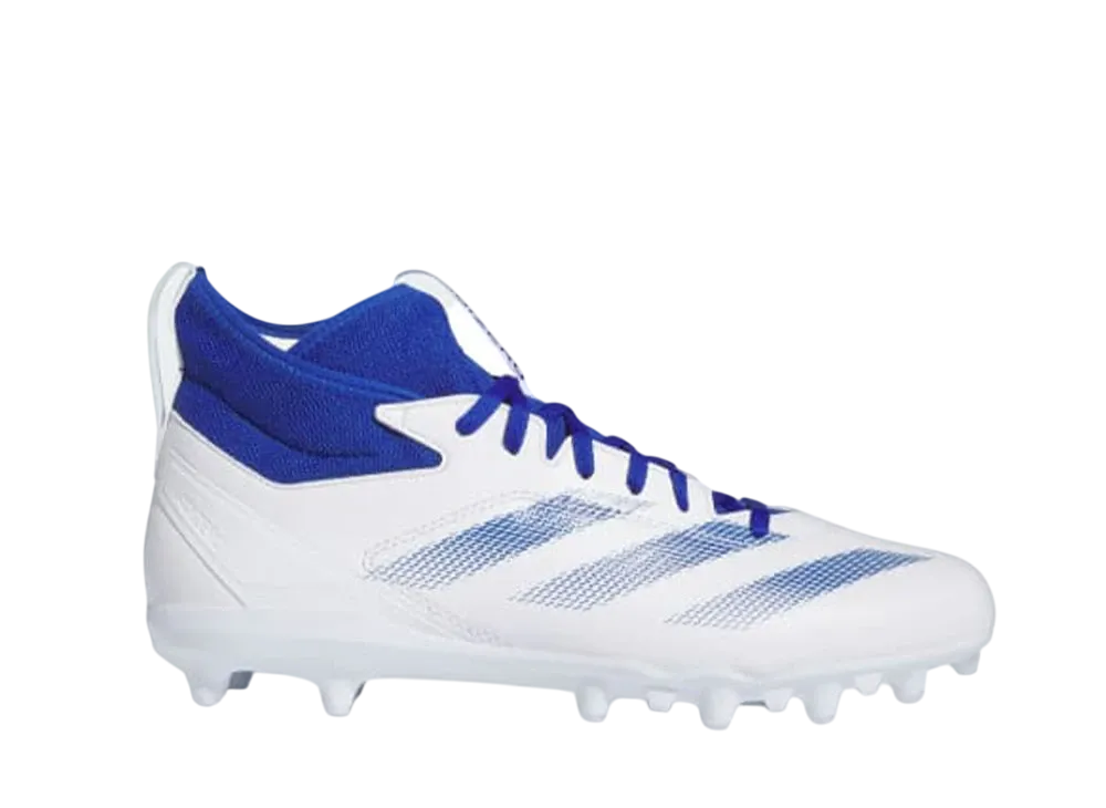 adidas Adizero Impact 2 Football Cleats "Cloud White/Royal Blue"