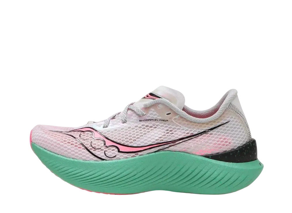 サッカニー ウィメンズ エンドルフィン プロ3 "フォグ/ビジピンク"