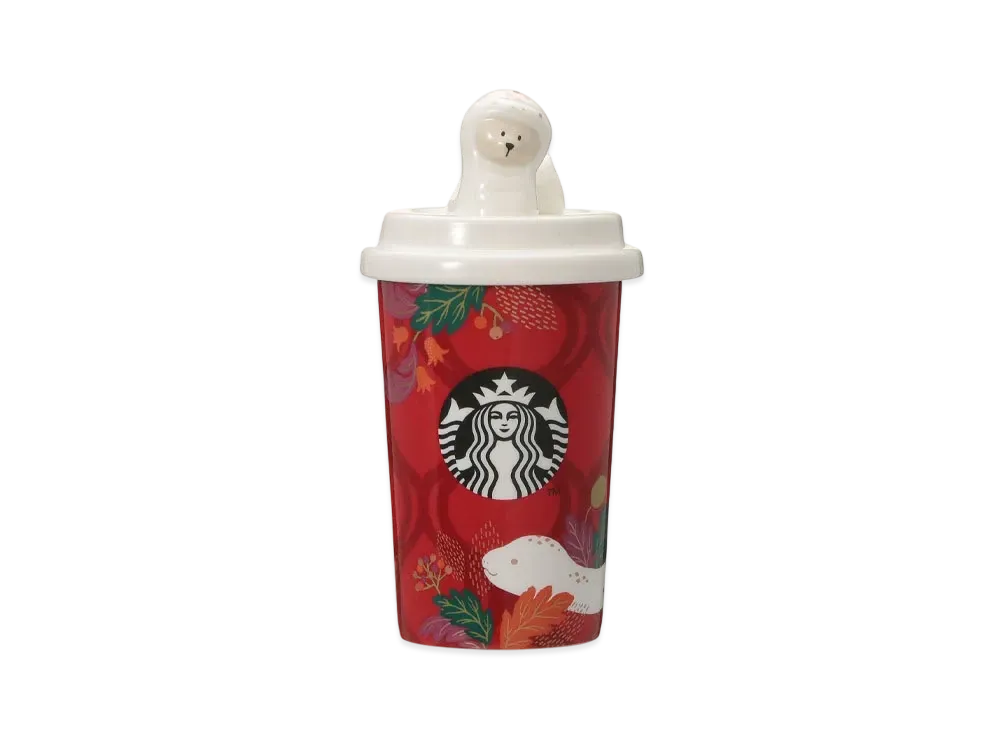 STARBUCKS New Year Canister Snake "Red"