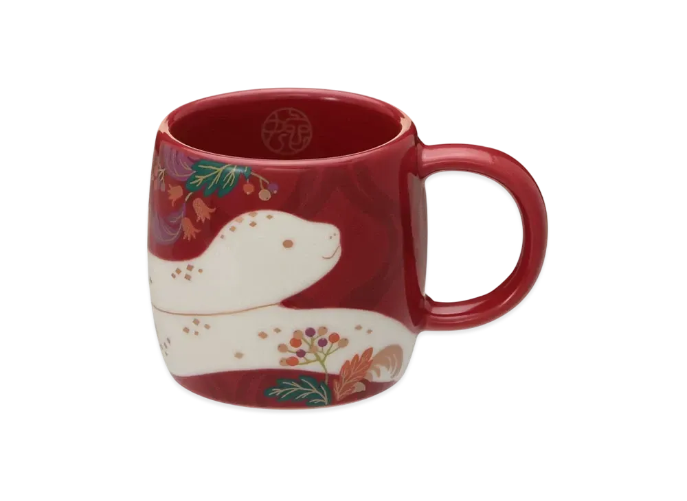 STARBUCKS New Year Mug Snake 89ml "Red"
