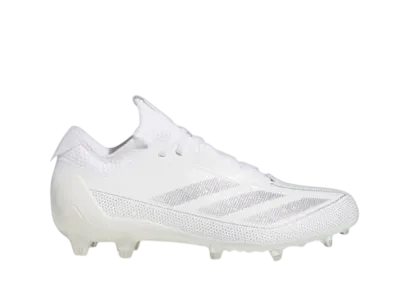 adidas Adizero Electric 1 Football Cleats "Cloud White/Silver Metallic"