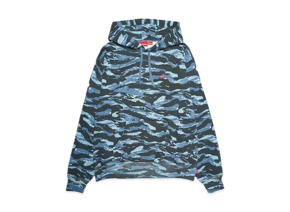 Supreme Small Box Hooded Sweatshirt "Blue Tiger Camo" (24FW)