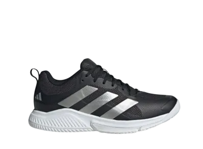 adidas Women's Court Team Bounce 2.0 "Core Black/Silver Metallic/Cloud White"