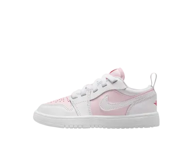 ナイキ PS ジョーダン1 ロー ALT "ピンクフォーム/ファイヤーレッド/ホワイト" (キッズ)