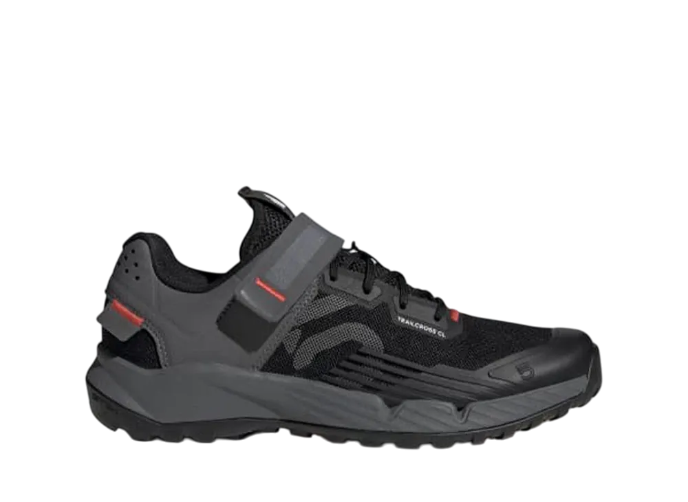 アディダス ウィメンズ 510 トレイルクロス クリップイン マウンテンバイク "コアブラック/グレースリー/レッド"