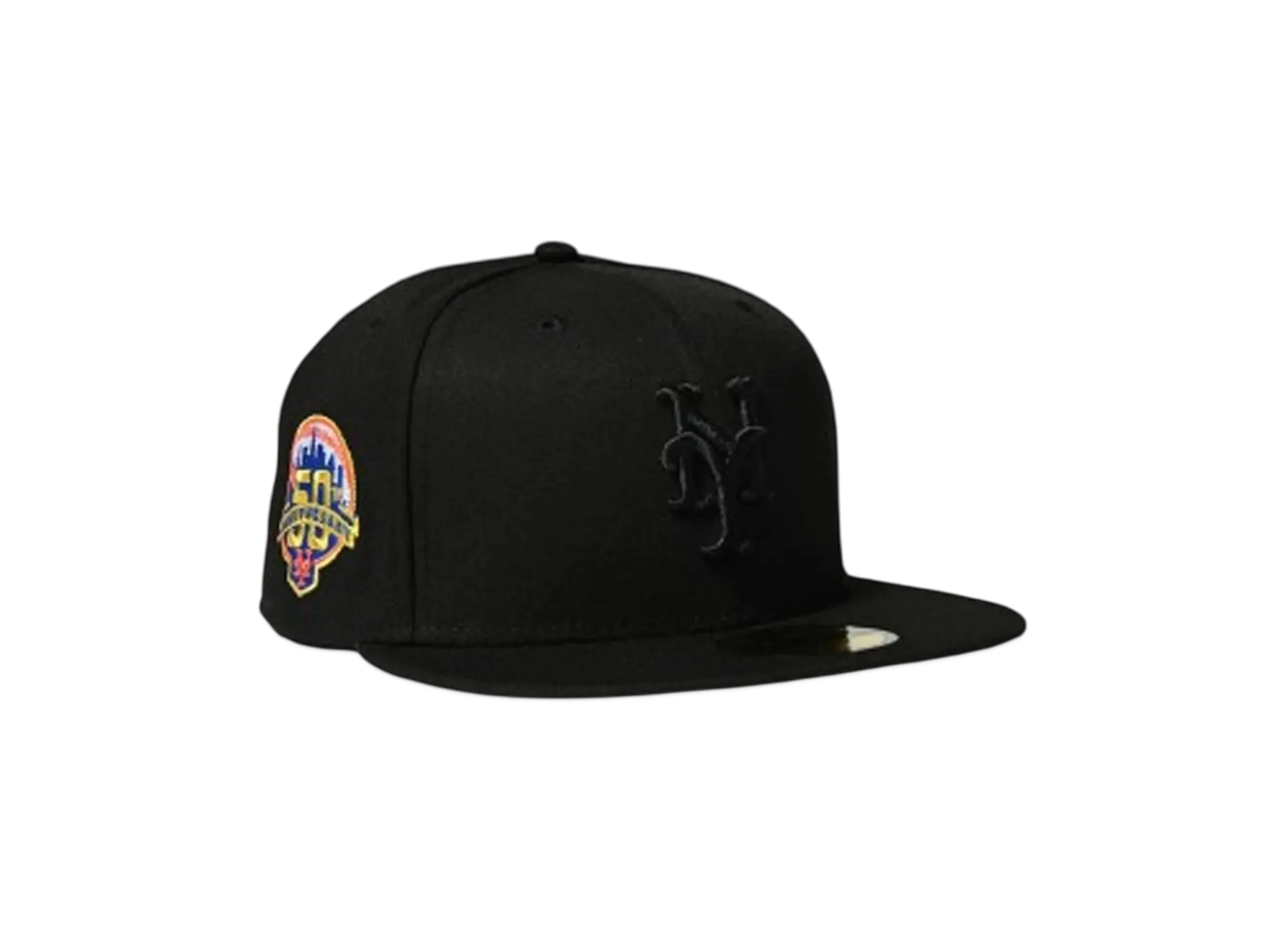 HOME GAME NEW YORK METS CO 50TH ANV 59FIFTY "BLACK"