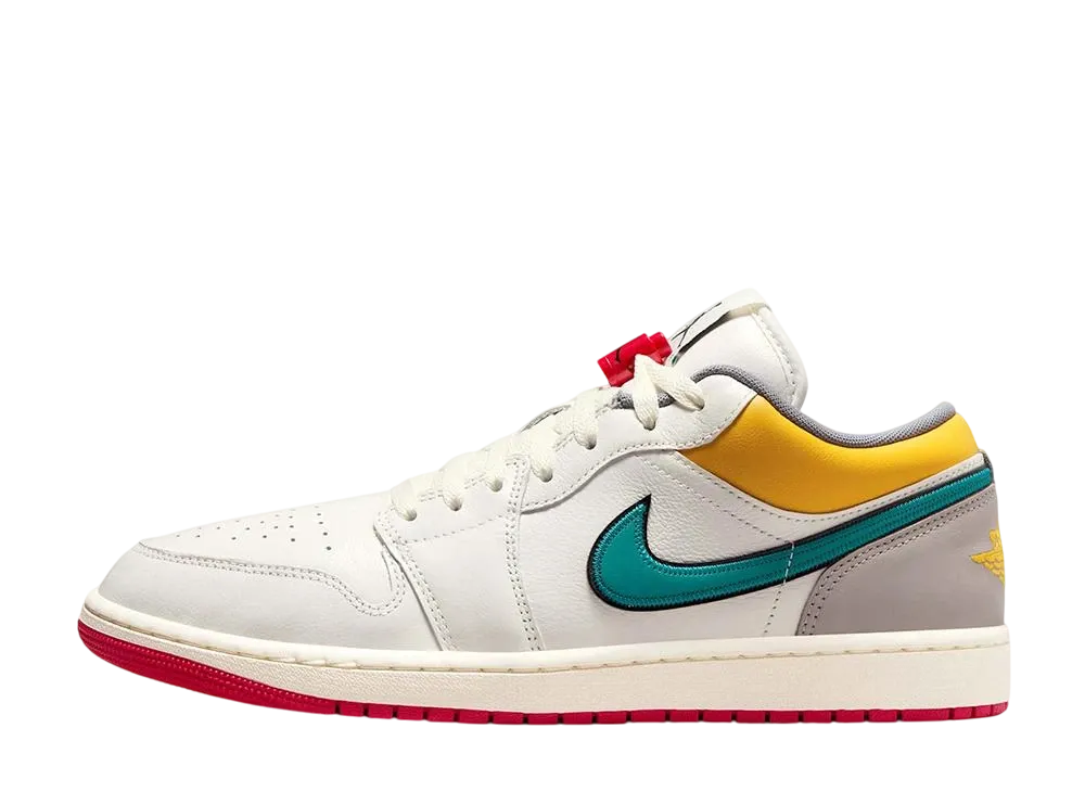 Nike Air Jordan 1 Low PRM "Sail/Cashmere/College Grey/Brave Blue"