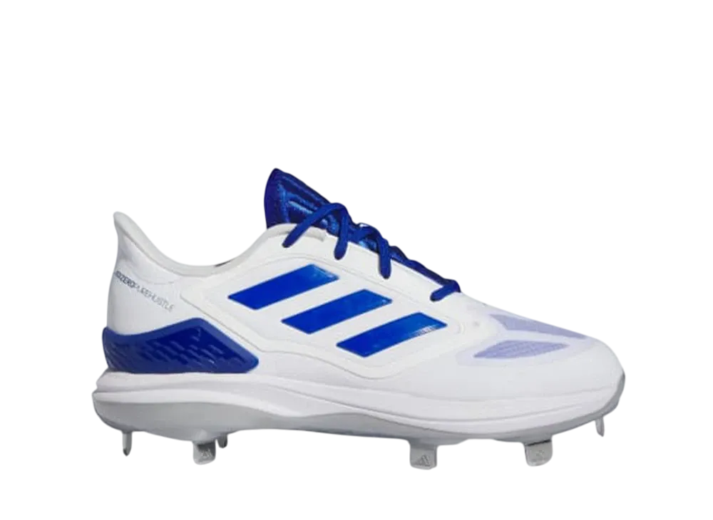 アディダス ウィメンズ アディゼロ ピュアハッスル3 エリート スパイク "クラウドホワイト/ロイヤルブルー/シルバーメタリック"