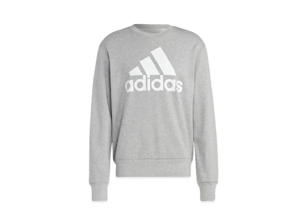 adidas Essentials French Terry Big Logo Sweatshirt "Medium Grey Heather"