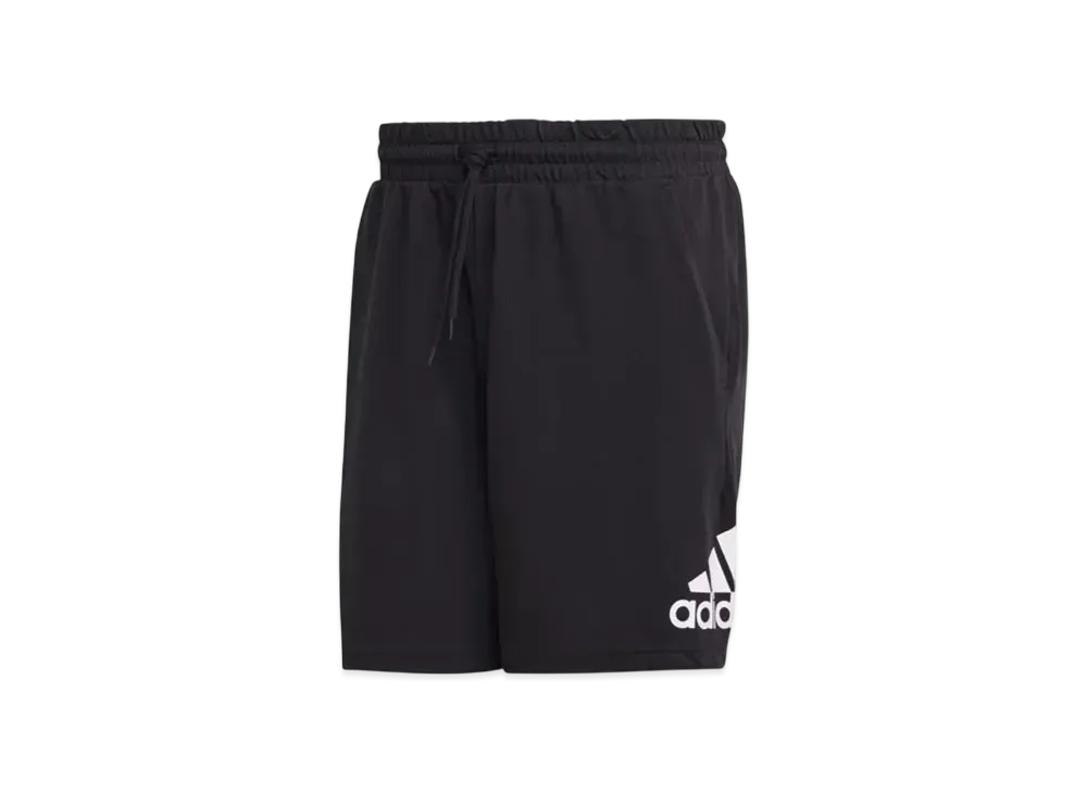 adidas Essentials Logo Shorts "Black/White"