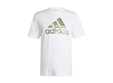adidas Camo Badge of Sports Graphic Short Sleeve T-Shirt "White"