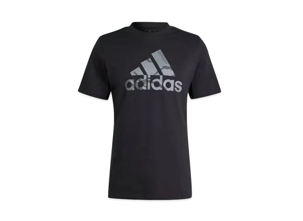 adidas Camo Badge of Sports Graphic Short Sleeve T-Shirt "Black"