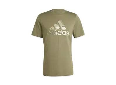 adidas Camo Badge of Sports Graphic Short Sleeve T-Shirt "Olive Strata"